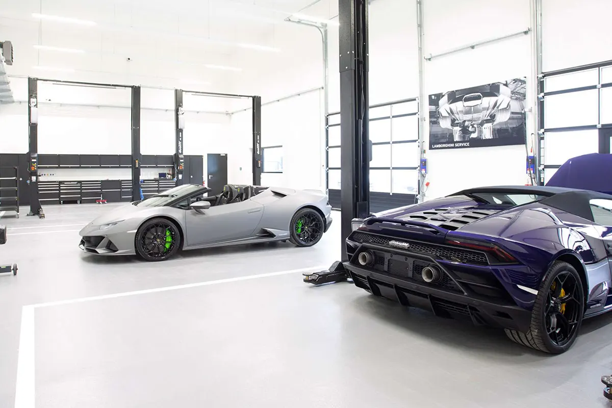 Lamborghini Leipzig Werkstatt