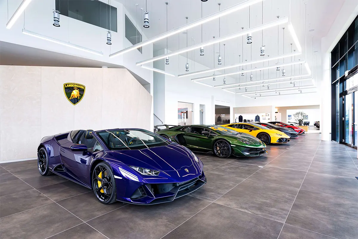 Lamborghini Leipzig Verkaufsraum